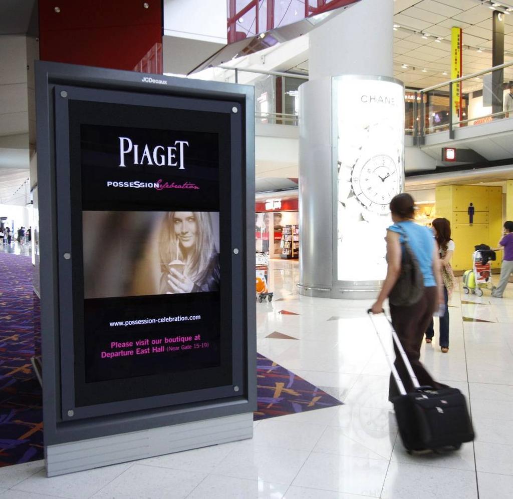 Digital Trend A research study* on Digital Out of Home Media in London Airport showed that: Digital OOH media is one of the fastest growing medium in advertising: +57% 2007/08 year-on-year growth by