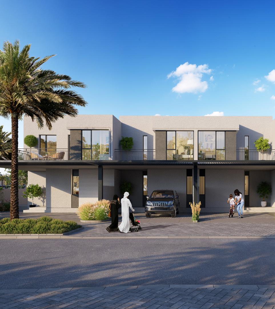 MODERN VILLA LIVING At a generous 110 to 140 sqm in size, every villa is finished in a muted neutral palette to match
