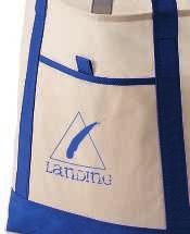 Polypropylene. Perfect alternative to plastic bags. Open main compartment. 25.4 cm handle drop height. Bag is recyclable.