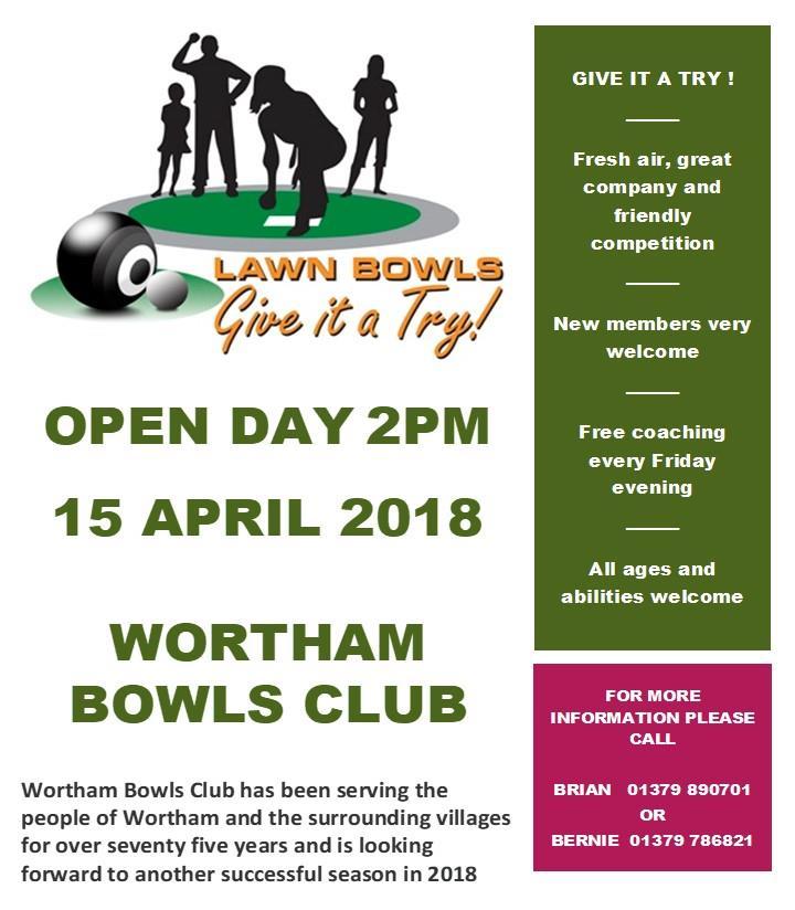 The green officially opens at 2pm on 15 th April 2018 and once again everyone will be welcome, including potential new members interested in trying their luck at bowls.