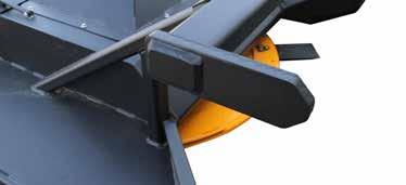 Push par is made of rectangular tube steel for strength in