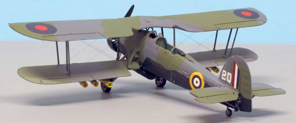 It s hard to capture a biplane from just one angle, so here are two shots of Bill Michaels neat build of the recent and well-reviewed Airfix Swordfish in 1/72