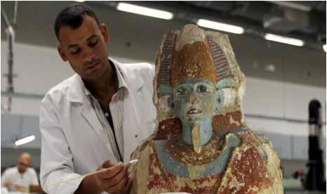 25 January: The Grand Egyptian Museum witnessed the transfer of the colossus of King Ramses II from its current location at the museum