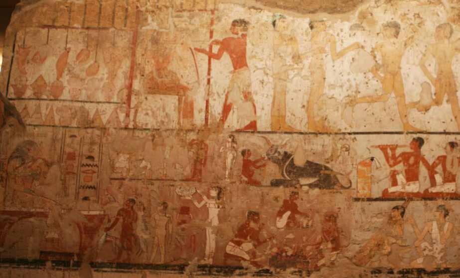 Discoveries 3 February: The Egyptian archaeological mission, discovered the tomb of a lady called «Hetepet».