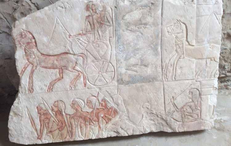 8 May: The Faculty of Archaeology in Cairo University s archaeological mission working in Saqqara, uncovered the tomb of
