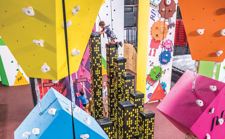 INTERACTIVE CLIMBING WALLS Fun Walls engage both children and adults in the challenge of climbing and the fun of play.