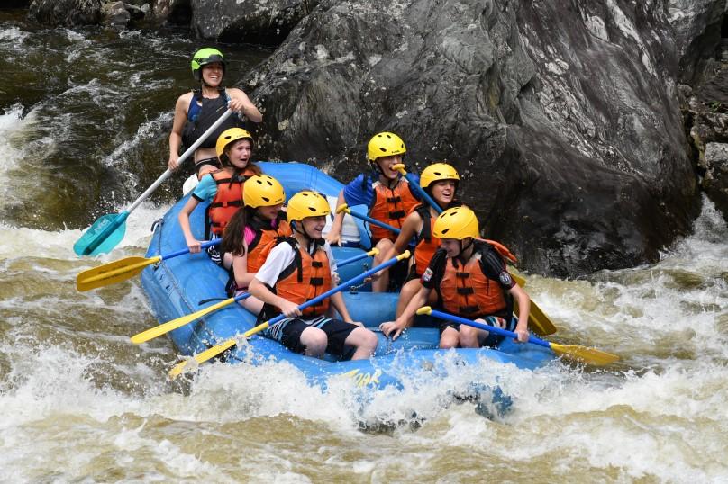 Our outdoor adventures will take us white water rafting, zip lining, swimming, playing paintball, and exploring high ropes courses.