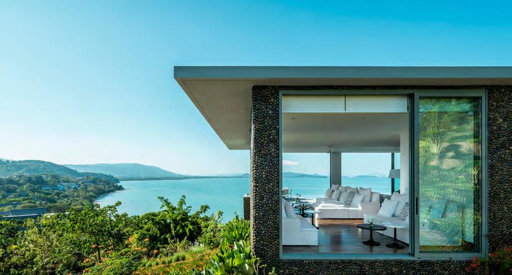 9 Three-Bedroom Andaman Pool Villas (460sq m / 4,951sq ft): This two-floor villa has three bedrooms that capture views of the cobalt water and islands of the Andaman Sea.