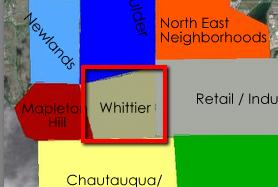 WHITTIER Overview: The Whittier neighborhood is a quaint and charming neighborhood east of Broadway but within an easy walk to the Pearl Street Mall.