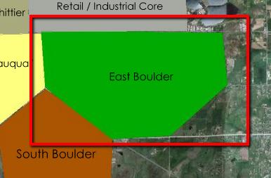 EAST BOULDER Overview: East Boulder is a residential area with a good mix of moderately priced homes, condominiums and some larger homes.