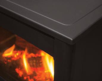 It offers the performance of the original Westport Cast Iron Gas Stove with a more modern design and steel