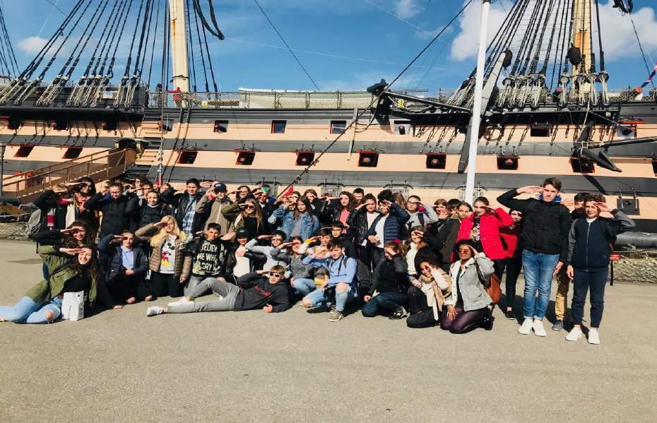 Portsmouth Historic Dockyard Tuesday, May 1st HMS Victory is a