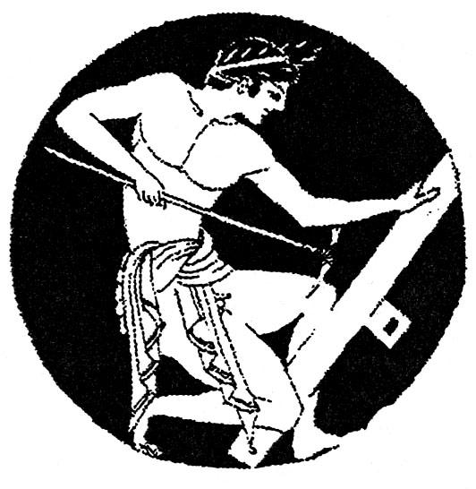 Go to Case 26 and read this: The Greek hero Patroklos kills a Trojan: Patroklos s spear struck him just below the heart.