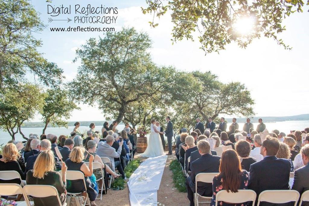 SUNSET POINT With a backdrop of Lake Buchanan, this setting couldn t be more picture perfect.