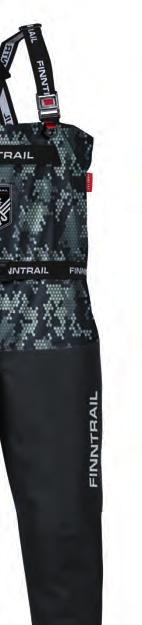 WADERS UPGRADE FINNTRAIL ENDURO 1525 KEVLAR The built to last a lifetime waders out of the Finntrail product line. It is not a secret that many waders begin to leak due to wear-out.