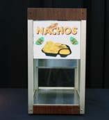 50 Nacho Chip Display Case $20.00 Dimensions: 15 D x 12 W x 23 H Electrical: 120 Volts ** Increase traffic by displaying your nacho chips.
