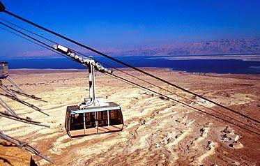 Head to Masada for a cable car ride to the top of the Herodian Palace Complex, where the Zealots made their last stand against the Romans before committing suicide in 73 AD.