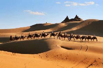 15 JUL (SAT) HOHHOT / ORDOS After breakfast, drive 3.5 hours to the 3rd biggest desert in China-Kubuqi Desert.