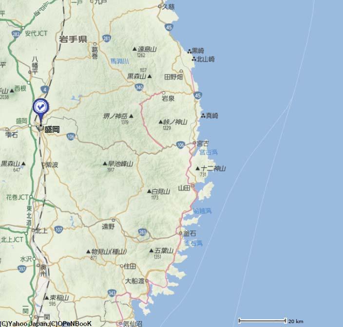 Sanriku North Line L=71.0km Opened JR Yamada Line L=55.