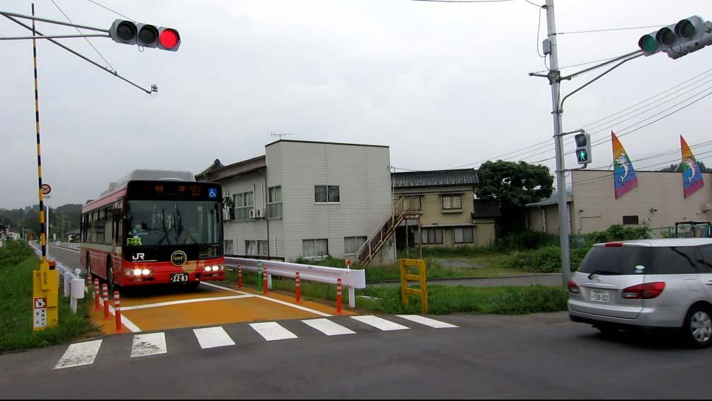 Crossing of BRT
