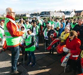 Keep Scotland Beautiful On the day Arrive early to your meeting point to set out all of the equipment and be ready to greet your volunteers.