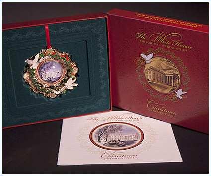2013 WHITE HOUSE CHRISTMAS ORNAMENT PACKAGE This collector s item is just in time for the holidays!