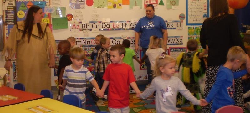 Pictured at right, the children at Century learned the corn dance to give thanks.