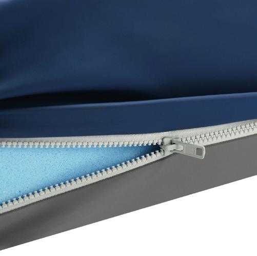 The base of the mattress is a tough coated polyurethane (PU) which protects the mattress when used with electric profiling bed frames. Features and Options Zip Around Three Sides.