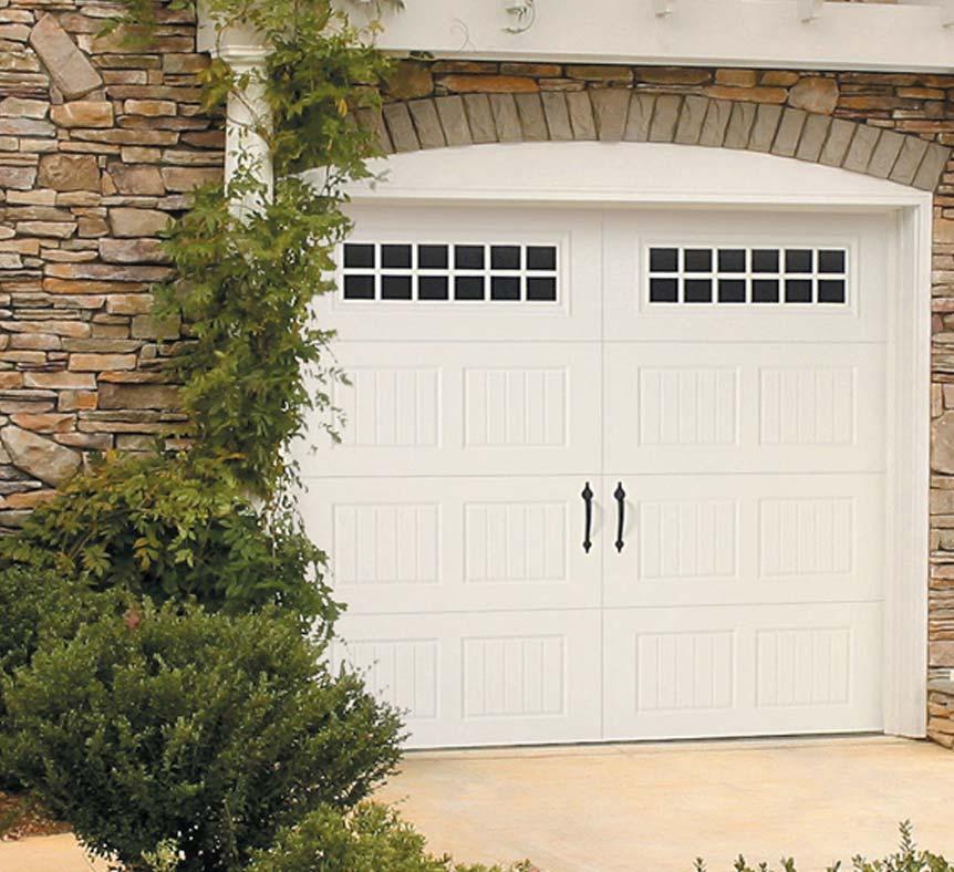 Our doors never swing out, giving you more valuable space in the driveway.