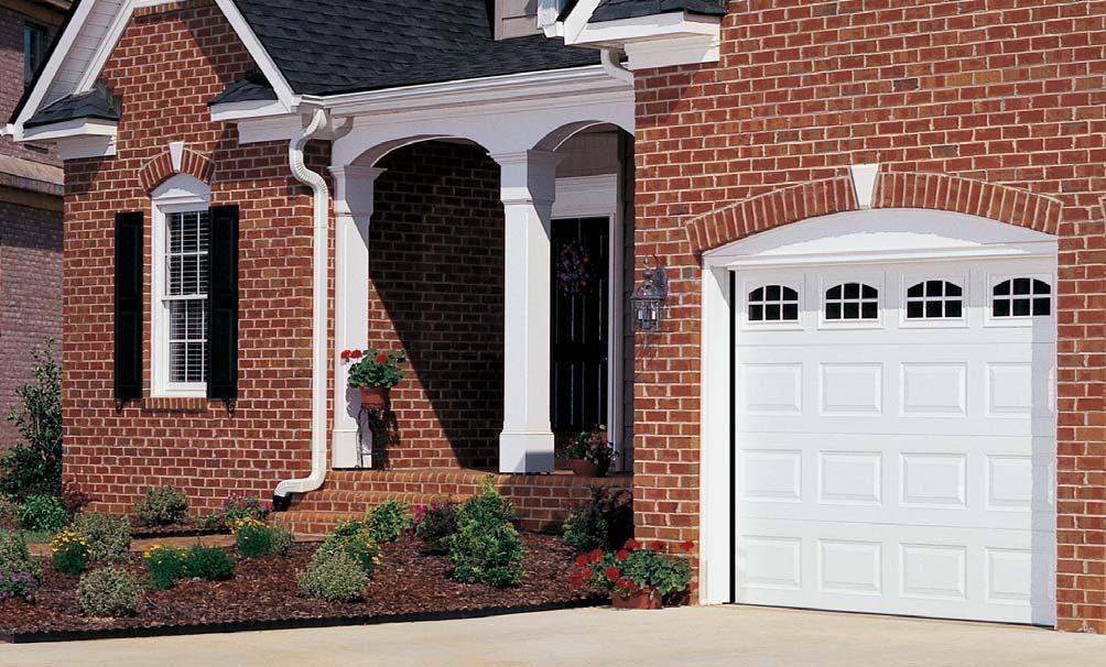 WeatherGuard WeatherGuard insulated sectional doors Add natural light and style to your garage by choosing a window
