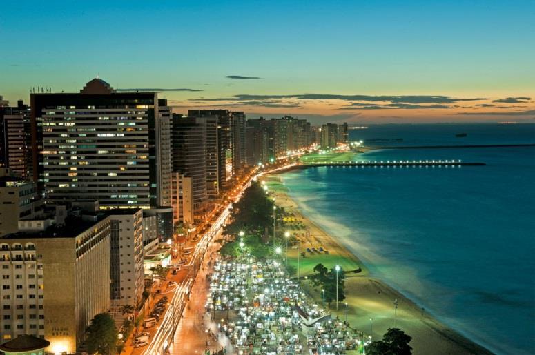 The CITY Fortaleza is a large city, with more than 2.