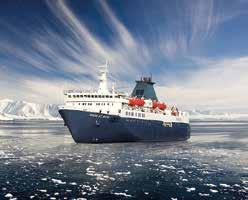 MV Ocean Atlantic - Ship specifications Launched: Registered: Ice class: Speed: Length: Beam: Draft: Gross tonnage: Propulsion: 1986 in Poland Bahamas 1B cruising 12 kn, max 15kn (17 mph) 140m/459ft