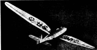 glider and tow plane after the flight shown