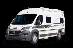 Built in a Fiat or a Mercedes van, Jayco campervans are compact and can be parked easily in a van-sized parking spot.
