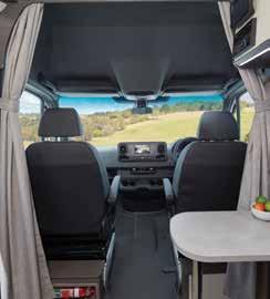 Standard features include an awning, ensuite, kitchen with the 85-litre fridge and air conditioner, so you re never far from creature comforts.