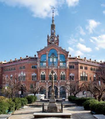 Option 2 Meeting at «Hospital de Sant Pau» The building was build in 1902 by the architect Luis