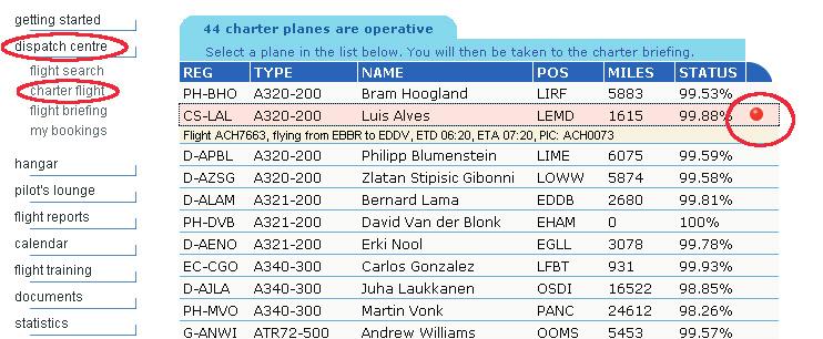 If you are flying in the basic pilot career, you can still book one of these flights.