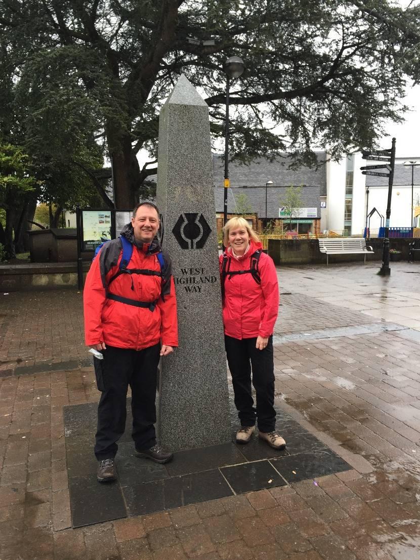West Highland Way On 3 May, Paula & Rob Dobson, both from Hartlepool power station, set off on a walking challenge to complete the West Highland Way in seven days.