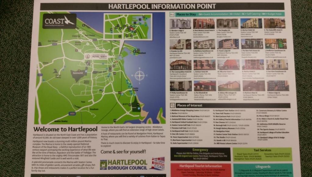 4. 20 large tourism information boards for visitors have been created and installed at locations such as the Art Gallery and Middleton Grange