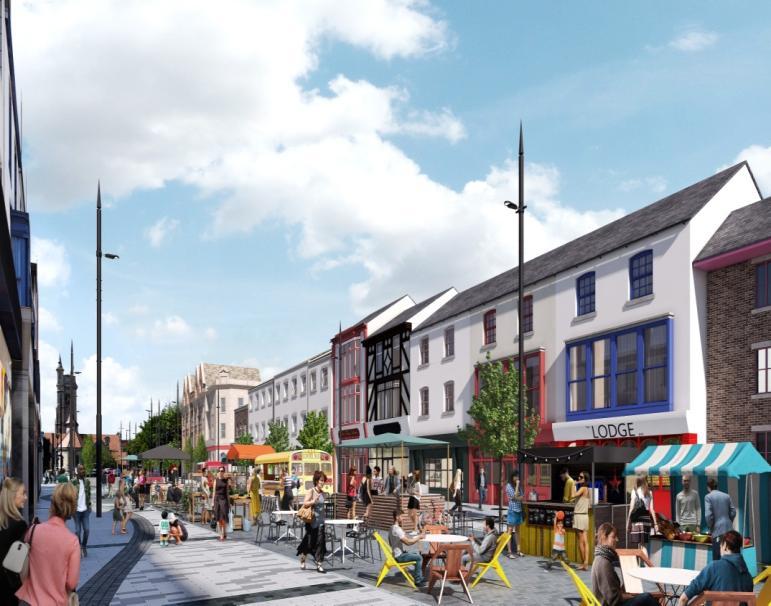 Church Street and Church Square set to receive major public realm improvements within 2017.