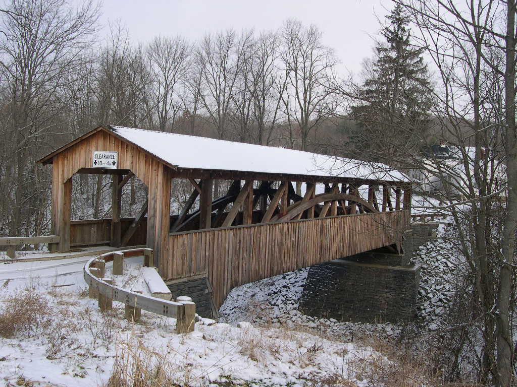 II. Mee:ng the Need for BeAer Roads (con t) D. Another improvement in the building of roads was the use of covered bridges. Wooden bridges roaed quickly and were difficult to maintain.