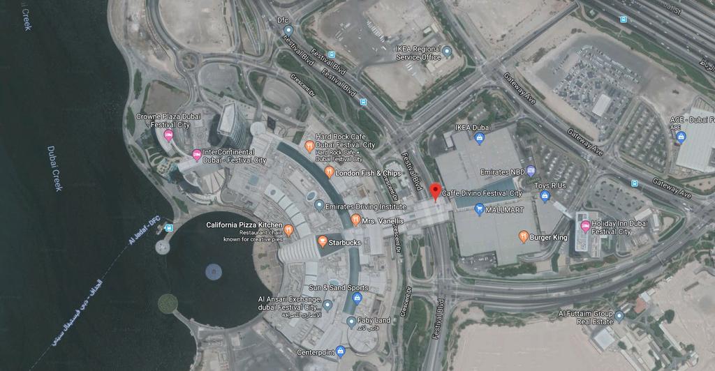 Dubai Festival City Google Maps