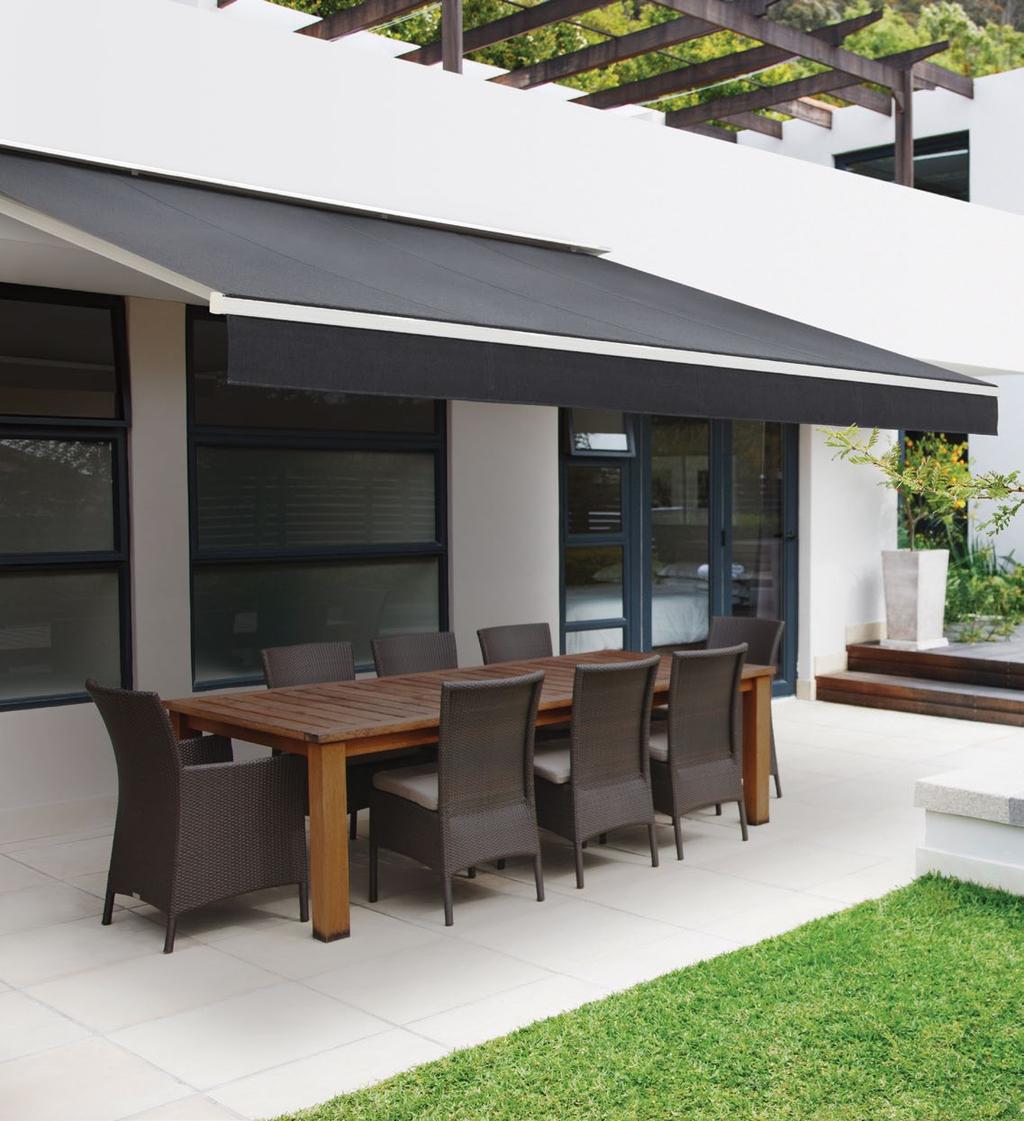 Sunway Folding Arm Awnings offer the best in European performance, designed to suit the Australian climate.