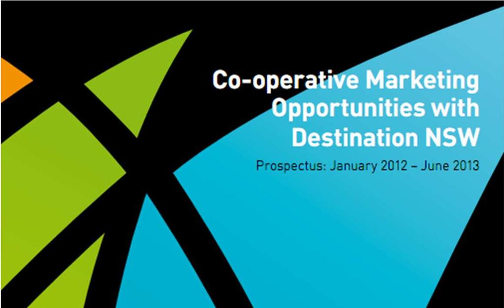 Co-operative Marketing Opportunities with Destination NSW Marketing