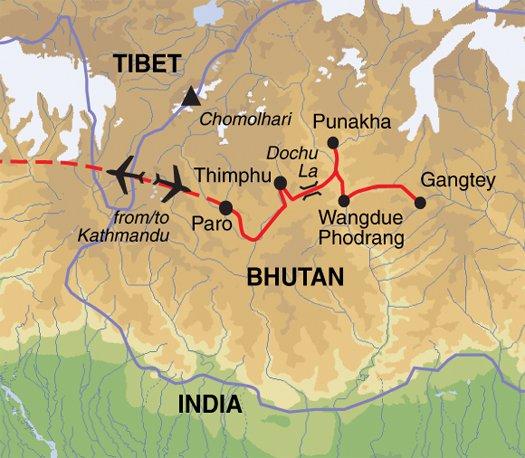 Festivals of Bhutan - Trip Notes General Trip info Map Trip Code: EAIB Trip Length: 11 Trip starts in: Kathmandu Trip ends in: Kathmandu Meals: Breakfast is included throughout the trip plus 8