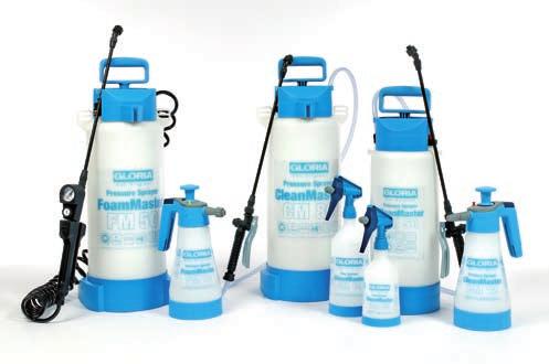 treated. The advantages are evident: Ergonomic The compact sprayers are either comfortably worn attached to the body or are hand-held.