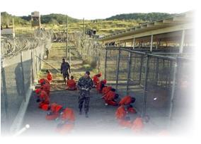 Guantanamo Bay is a bay located in the southeast of Cuba. In 1903, The United States signed a treaty with Cuba which gave them control over the southern part of the bay.