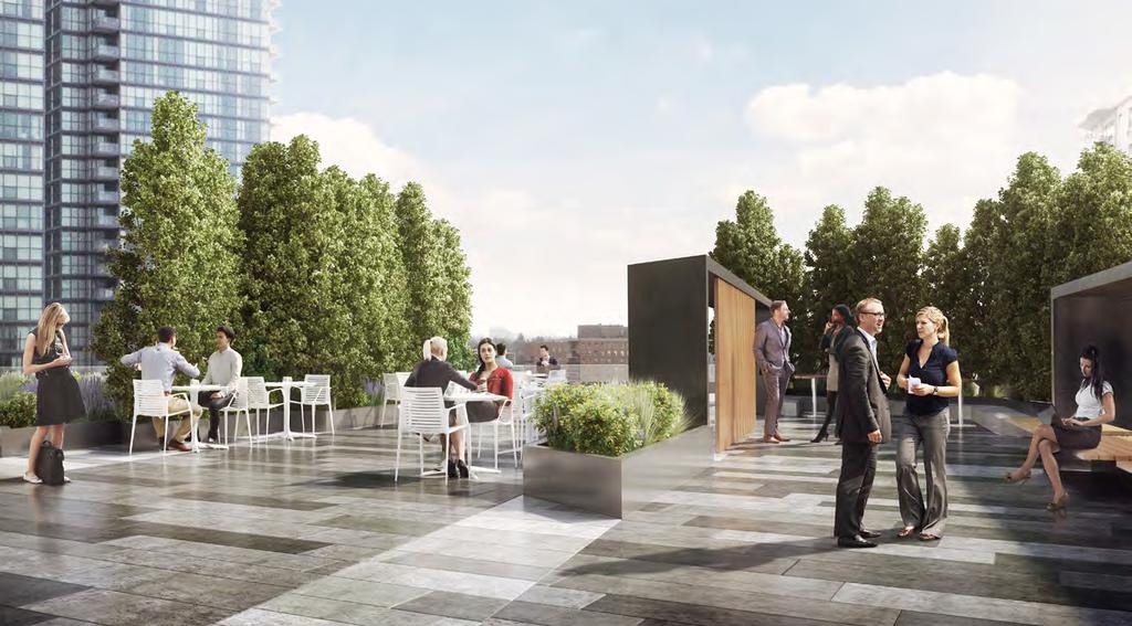 exclusive outdoor amenity space A tranquil rooftop setting with seating to enjoy