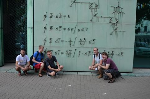 Left to right: Hannes Filip, Daniel Maierhofer, Moshe Wittman, Lior Puyeski, Przemysław Twardy Warsaw University Library Day 2 August 20, 2018 (Monday) The next day of the trip began with a visit to