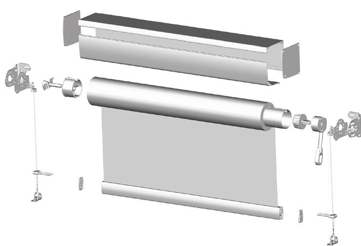 ALPHA CABLE GUIDE The Cable Guide Awning is a great contemporary straight drop option for sun/uv protection, air flow, and where channels are not suitable. The cables are high tensile 2.